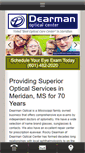 Mobile Screenshot of dearmanoptical.com